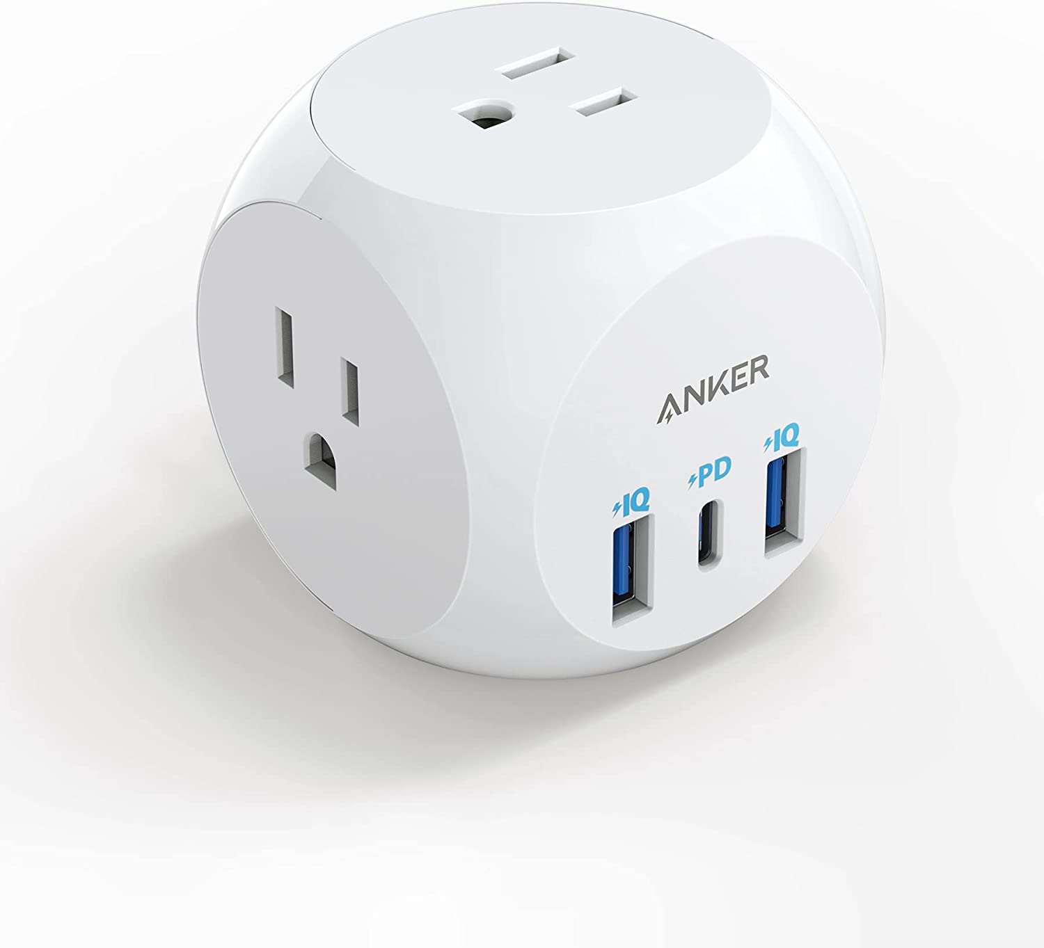 Anker 30W Multi Plug 3-Port AC / USB Outlet Extender w/ USB C PD $16 + Free Shipping