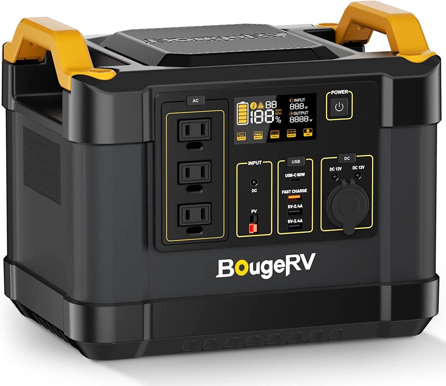 1100Wh (1200W) BougeRV Portable Lithium-ion Power Station $540 + Free Shipping