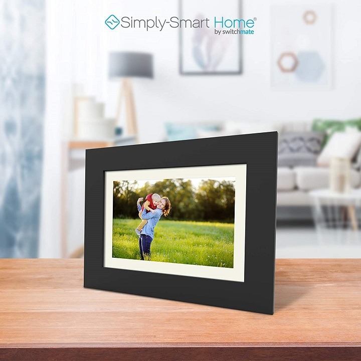 Simply Smart Home 8" PhotoShare WiFi Smart Digital Picture Frame w/ HD