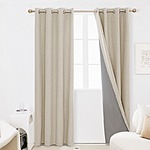 2-PK Deconovo Faux Linen Thermal Insulated Blackout Curtains (Various) from $12.21 + Free Shipping w/ Walmart+ or $35+