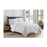 Sweet Home Collection: 3-Pc Pintuck Duvet Set (King, White or Grey /Queen, Various Colors) $15, Buffalo Plaid Waffle Weave Cotton Blanket (Queen) $14 &amp; More + FS w/ Prime