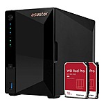 Asustor DRIVESTOR 2 Pro 2 Bay NAS Storage + 36TB (2x18TB) WD Red 3.5&quot; HDD $770 + Free Shipping
