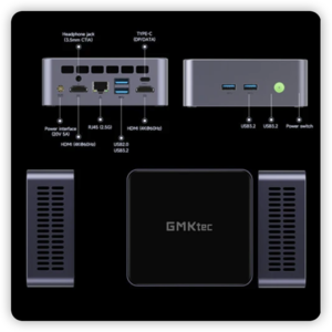 GMK M2 Mini PC: Intel Core i7-11390H, 16GB DDR4, 1TB SSD