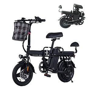 GLEERIDE A9 14" Mini Folding Electric Bike w/ 500W (750W Peak) Motor & 48V 15Ah Battery $320 + Free Shipping
