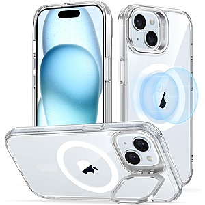ESR MagSafe Phone Case w/ Built-in Stash Stand for iPhone 15 Pro Max/iPhone 15 Pro/15 Plus/15/16 Pro Max/16 Pro (Various Colors) from $11.43 + FS w/ Prime