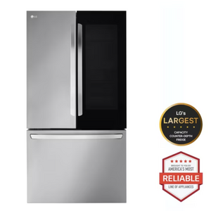 27 cu ft LG Smart InstaView French Door Refrigerator + 6 cu ft Refrigerator 32 + Free Delivery