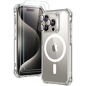 ESR iPhone 15/14 Series Cases & Screen Protectors from $3.99 + Free Shipping w/ Prime