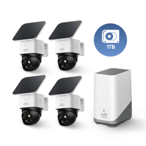 Eufy SoloCam S340 (4-Cam Pack) + HomeBase S380 + 1TB Hard Drive $600 + Free Shipping