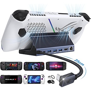 iVANKY 8-in-1 4K@144Hz Docking Station for ROG Ally, Legion Go & More $20 + Free Shipping w/ Prime