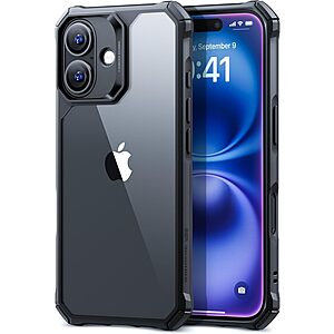 ESR Air Armor Clear Phone Case for iPhone 16, 15, 15 Pro & 15 Pro Max, 14 Pro, 14 Pro Max, 14/13 (Various Colors) from $3.84 + FS w/ Prime