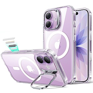 ESR MagSafe Compatible Built-in Stand Phone Cases: iPhone 17/17 Air $12.49, iPhone 16/15/14 series from $6.44 + FS w/ Prime