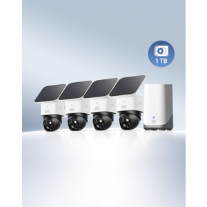 Eufy SoloCam S340 (4-Cam Pack) + HomeBase S380 + 1TB Hard Drive $600 + Free Shipping