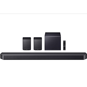 Samsung Q-Series HW-Q990F 11.1.4 Ch  Soundbar + Subwoofer + Rear Speakers $848 + Free S&H w/ Prime