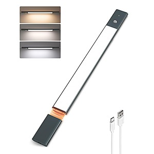 Ezvalo 19.7" Wireless Rechargeable Motion Sensor Led Under Cabinet Lights