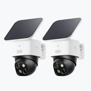 2-Pack eufy SoloCam S340 3K 360° Pan & Tilt Solar Security Camera w/ 8x Zoom $216 + Free Shipping