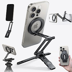 Lamicall Ultra-Compact Magsafe Tripod Stand w/ 1/4" Screw, Arca, & Hook $17 + Free Shipping w/ Prime