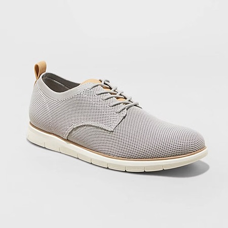 Goodfellow & Co Men's Lace Up Casual Knit Dress Shoes (Gray or Black, Various Sizes) $10.99 + Free Shipping