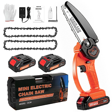 Huge Discount: Nexpow 6" Mini Chainsaw for $20!