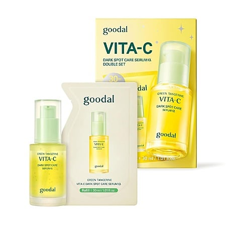 GOODAL VITA C Serum Double Pack (2-Pack, Refill Included) $18.09 + Free Shipping w/ Prime
