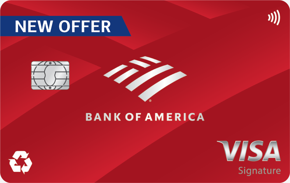 Bank of America® Customized Cash Rewards Credit Card: Spend $1,000 or more on purchases in the first 90 days of account opening to earn a $200 Cash Rewards Bonus