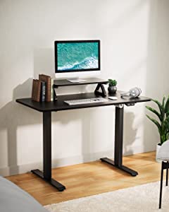 Totnz 55 inch Electric Standing Desk Height Adjustable Table, Ergonomic Home Office Furniture $189.99 at Amazon