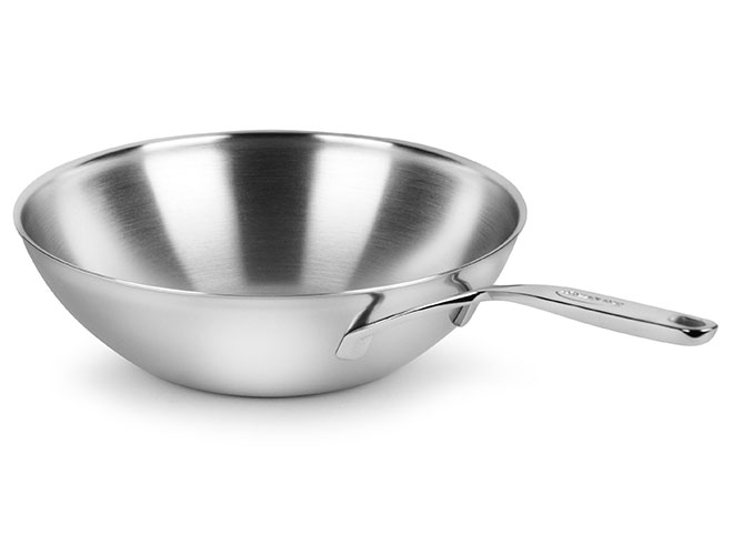 Demeyere 5-Plus 11.8" Stainless Steel Flat Bottom Wok $99.95