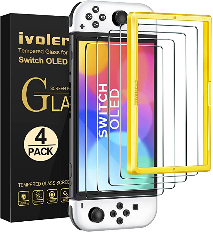 4 pack Nintendo Switch OLED Screen Protector $7.17