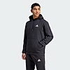 adidas Men's Essentials Fleece Hoodie (Black/White) $13 + Free Shipping