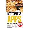 Buffalo Wild Wings: Bottomless Apps for Party of 4 or Less $9.99 (Dine-In)