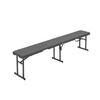 6' Mainstays Steel Frame Indoor/Outdoor Fold-in-Half Bench w/ Carry Handle (Black) $26.57 + Free S&amp;amp;H w/ Walmart+ or on $35+