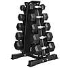 150-Lb BalanceFrom Coated Hex Dumbbell Weight Set w/ A-Frame Rack (5-25 Lbs Pairs) $119.88 + Free Shipping