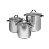 3-Piece Sedona Kitchen Stainless Steel Stockpot Set w/ Lids $39.99 &amp;amp; More + Free Pickup at Macys or Free Shipping on $25+