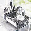 KitchenAid Compact Stainless Steel Dish Rack w/ Angled Self Draining (Satin Gray) $34.99 + Free Shipping w/ Prime or on $35+