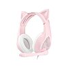 Emonoo Cat Ear Wired Surround Sound Gaming Headset w/ 3.5mm Audio Jack (Pink) $5 + Free Shipping w/ Prime