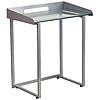 Menards: 27.5&amp;quot; Flash Furniture Silver Metal Frame Tempered Glass Desk + $0.99 Menards Credit $8.98 + Free Store Pickup