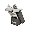 15-Piece Farberware Edgekeeper Cutlery Set w/ Sharpener (Charcoal) $24.99 + Free Pickup at Macys or Free Shipping on $39+