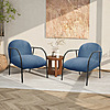 2-Count Cvijan Upholstered Armchair (Blue Polyester Blend) $79.99 + Free Shipping