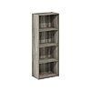 41&amp;quot; Furinno Luder 4-Tier Bookcase (French Oak) $26.99 + Free Shipping w/ Prime