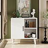 George Oliver 1-Door Buffet Storage Cabinet (White) $68.99 + Free Shipping