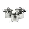 3-Piece Sedona Kitchen Stainless Steel Stock Pot Set $38.60 &amp;amp; More + Free Pickup at Macys or Free Shipping on $39+