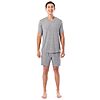 Fruit of the Loom Men's 360 Stretch V-Neck Top &amp;amp; Shorts Pajama Set (XL Only): Grey Heather $5.99, Navy $8.10 $5.99 + Free Shipping w/ Prime or on $35+