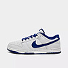 Nike Men's Dunk Low Retro Casual Shoe - Summit White/Deep Royal Blue