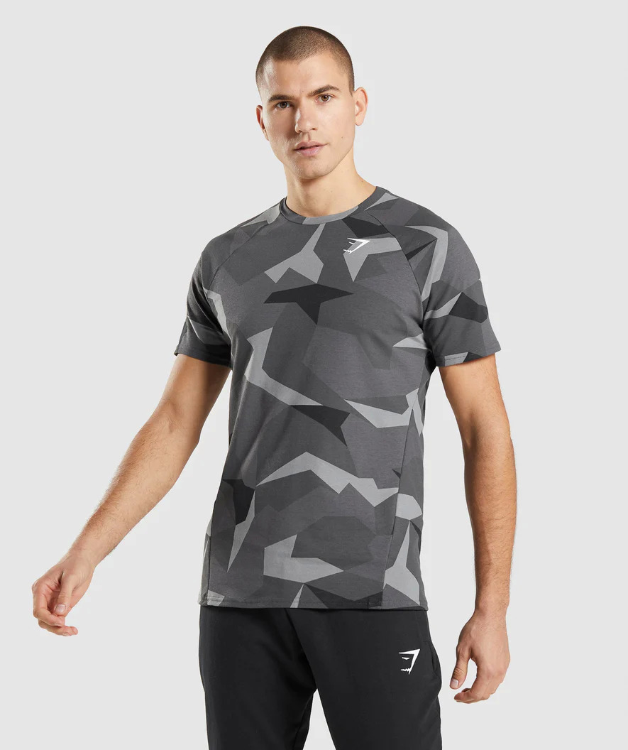 Gymshark Critical T-Shirt (Black Print) - $12.80