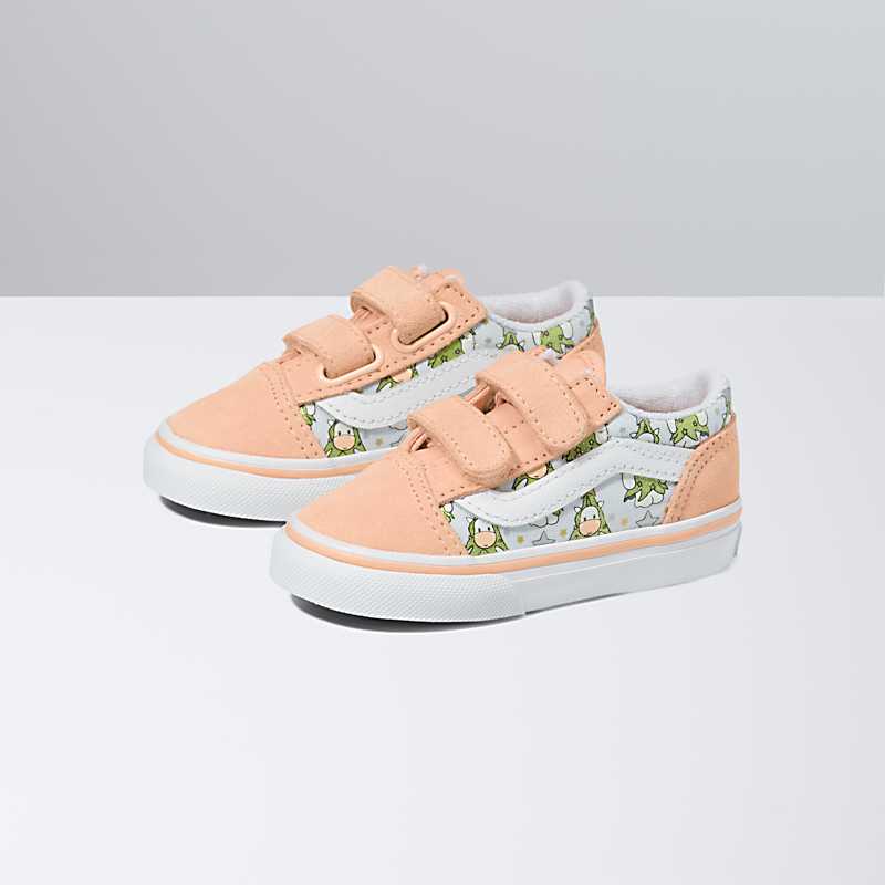 Vans Toddlers' Holiday Unicorn Old Skool V Sneakers (Pink)