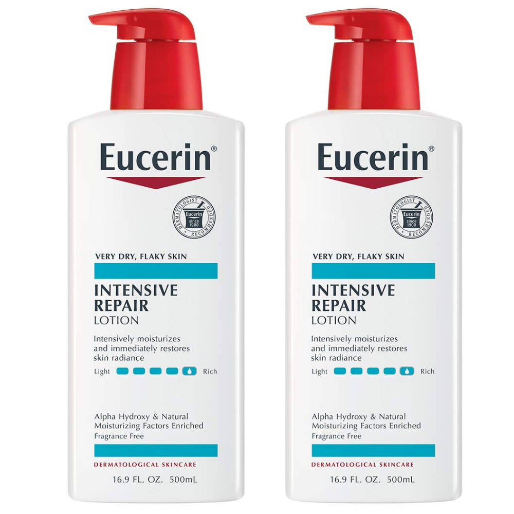 16.9-Oz Eucerin Intensive Repair Lotion (Fragrance Free) 2 for $14.55 ($7.27 Each) w/ S&S & More + Free Shipping w/ Prime or on $25+