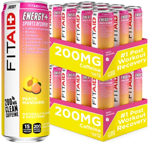 24-Pack 12-Oz Fitaid Energy 200-mg Energy Drinks (Peach Mandarin) $31.35 ($1.31 Each) + Free Shipping