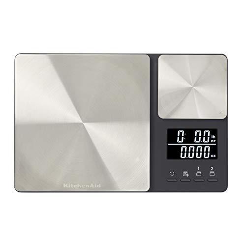 KitchenAid Dual Platform Digital Kitchen and Food Scale (Black w/ Stainless Steel, KQ909) $25.25 + Free Shipping