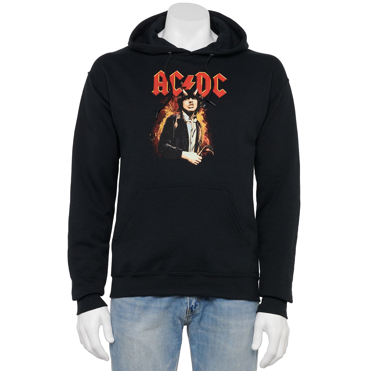 Kohl's Men's Graphic Music Hoodie AC/DC, Pink Floyd, Weezer & More 8.