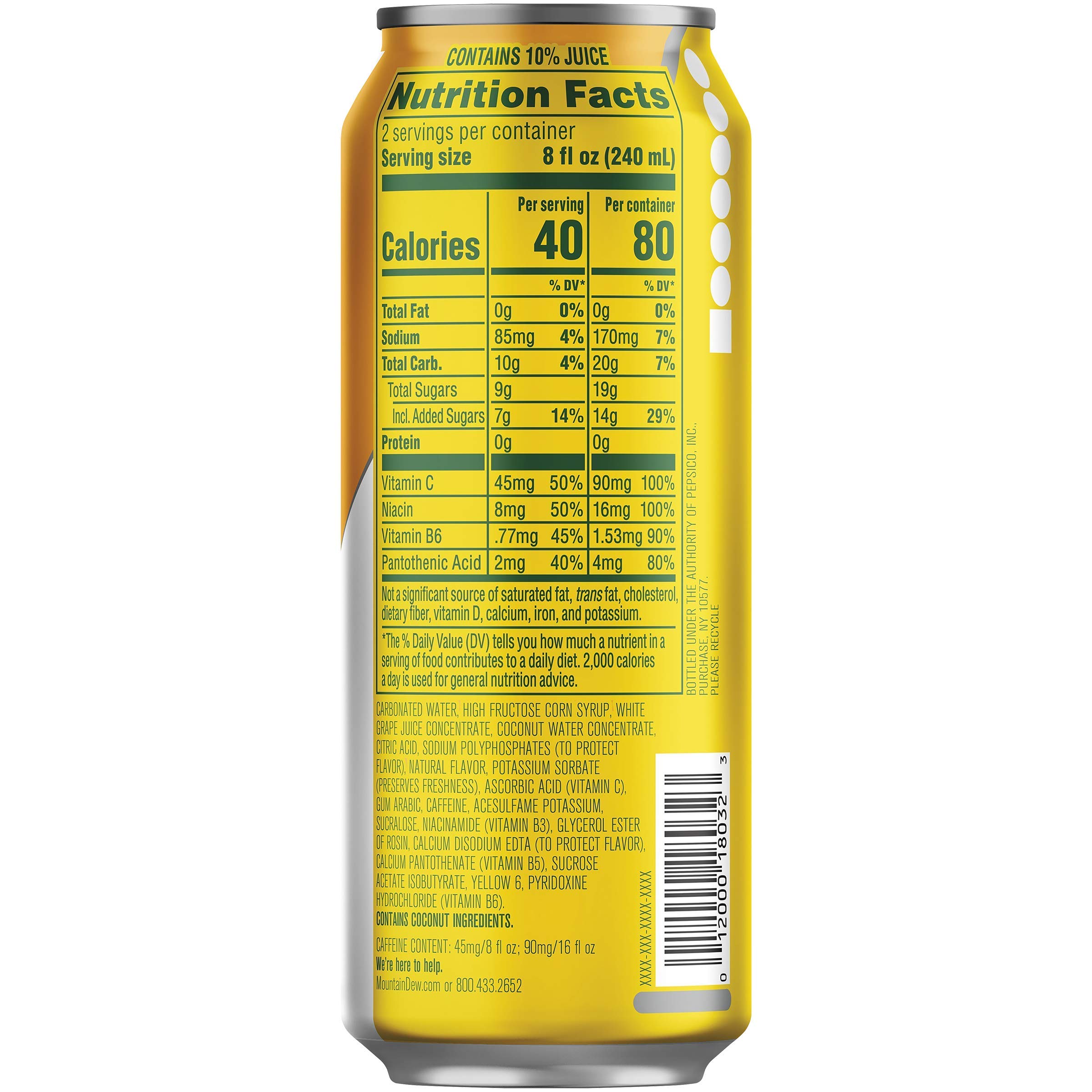 12-Count 16-Oz Mountain Dew Kickstart Energy Drink $11.40 w/ S&S + F/S w/ Prime or $25+