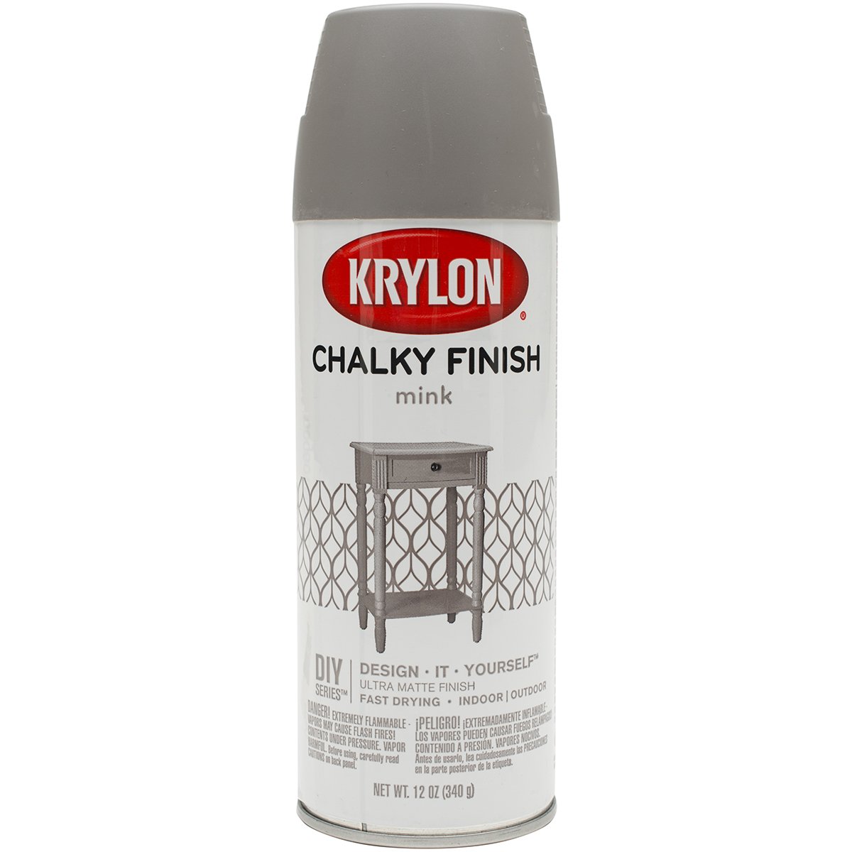 12-Oz Krylon Chalky Finish Spray Paint (Mink) $4 + F/S w/ Prime or $25+ $3.97
